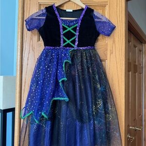 EUC Enchanting Purple and Black Kids Costume Dress Size S